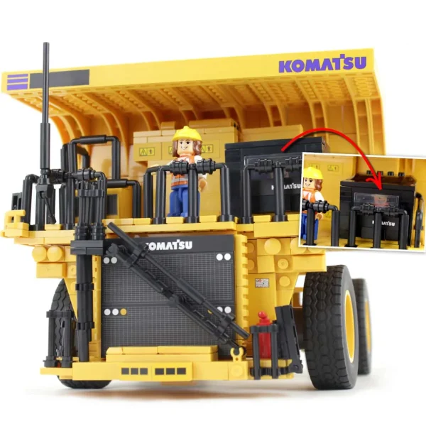 Manufacturer_First Gear, Inc. Dump Trucks<Komatsu Mining Dump 1256+ Piece Building Block Set by First Gear, Inc.