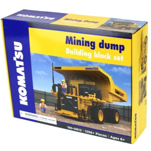 Manufacturer_First Gear, Inc. Dump Trucks<Komatsu Mining Dump 1256+ Piece Building Block Set by First Gear, Inc.