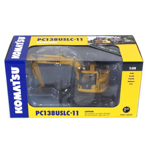 Manufacturer_First Gear, Inc. Excavators<1/50 Komatsu PC138USLC-11 Excavator by First Gear
