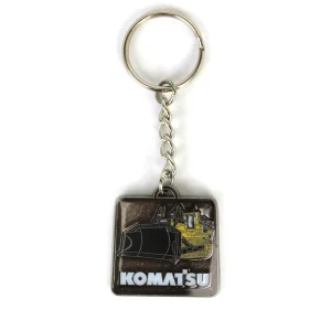 Manufacturer_DCP by First Gear Tools & Auto<Komatsu Two-Sided Keychain Featuring Dozer & Wheel Loader