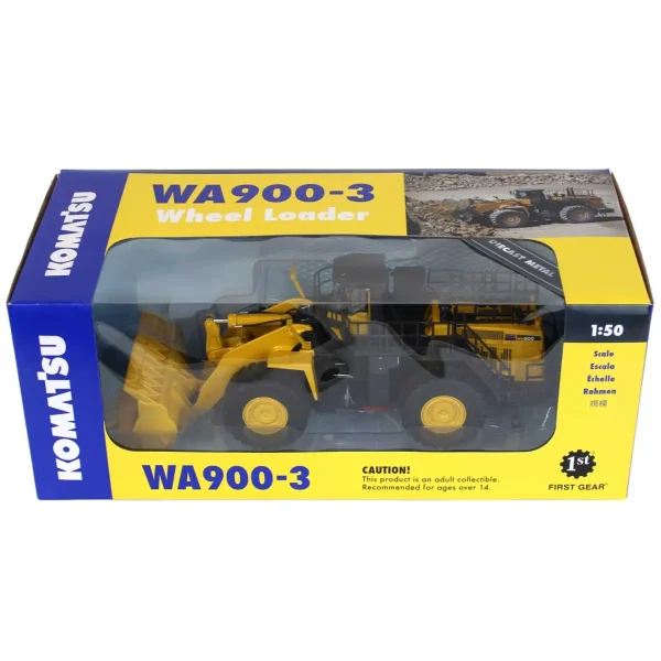 Manufacturer_First Gear, Inc. Loaders<1/50 Komatsu WA900-3 Articulating Wheel Loader