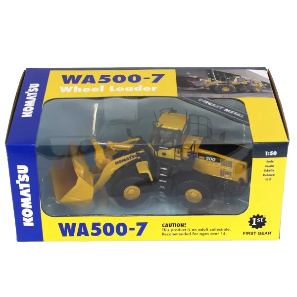 Manufacturer_First Gear, Inc. Loaders<1/50 Komatsu WA500 Articulating Wheel Loader by First Gear