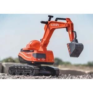 Manufacturer_Falk Agco, Massey & More | Trikes & Other Pedals<Kubota KX080-4 Ride On Excavator with Helmet and Opening Seat