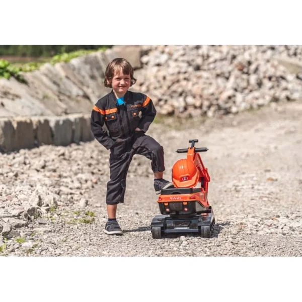 Manufacturer_Falk Agco, Massey & More | Trikes & Other Pedals<Kubota KX080-4 Ride On Excavator with Helmet and Opening Seat