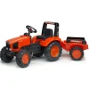 Manufacturer_Universal Hobbies Agco, Massey & More<Kubota M135GX Pedal Tractor with Trailer by Falk