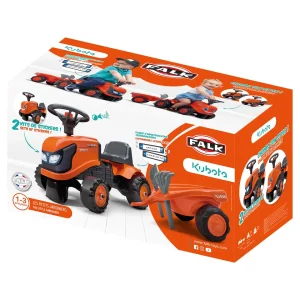 Manufacturer_Falk Agco, Massey & More<Kubota Ride-On Tractor with Trailer & Garden Tools