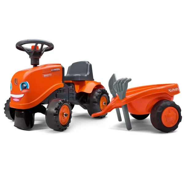 Manufacturer_Falk Agco, Massey & More<Kubota Ride-On Tractor with Trailer & Garden Tools