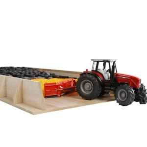 Manufacturer_Universal Hobbies Wooden Barns & Large Accessories<1/32 Large Silo Trench Bunker