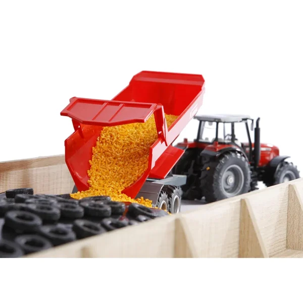 Manufacturer_Universal Hobbies Wooden Barns & Large Accessories<1/32 Large Silo Trench Bunker