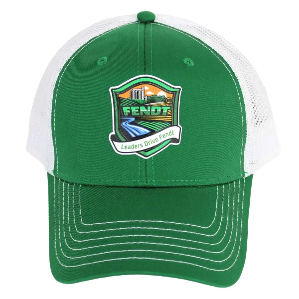 Outback Toys Agco, Allis, Massey & More<Leaders Drive Fendt Green & White Mesh Back Hat