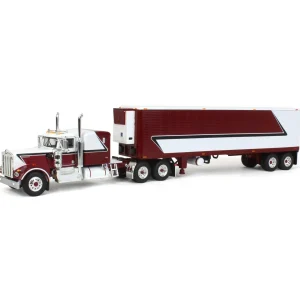 Manufacturer_DCP by First Gear Box Trucks & Trailers<1/64 Legendary Red & White Kenworth W900A w/ 40ft Vintage Reefer Trailer, DCP by First Gear