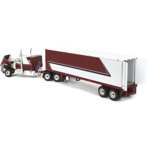 Manufacturer_DCP by First Gear Box Trucks & Trailers<1/64 Legendary Red & White Kenworth W900A w/ 40ft Vintage Reefer Trailer, DCP by First Gear