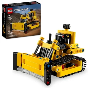 Manufacturer_LEGO Crawlers & Dozers<LEGO Technic Heavy-Duty Bulldozer 195 Piece Building Toy Set