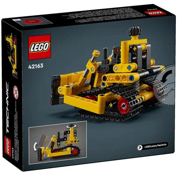 Manufacturer_LEGO Crawlers & Dozers<LEGO Technic Heavy-Duty Bulldozer 195 Piece Building Toy Set