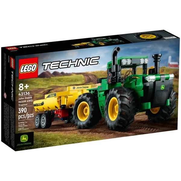 Outback Toys Games & Puzzles | Preschool Playroom<LEGO Technic John Deere 9620R 4WD Tractor with Trailer 390 Piece Building Toy Set