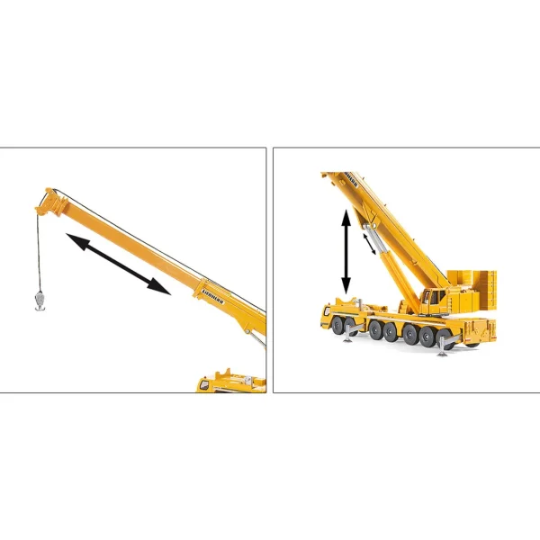 Manufacturer_SIKU Cranes<1/87 Liebherr Mobile Crane with Telescoping & Pivoting Crane Arm