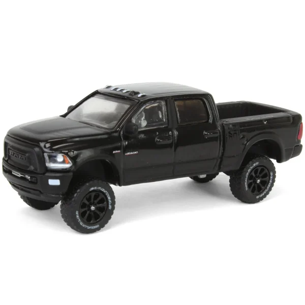 Manufacturer_Greenlight Collectibles Pickup Trucks<1/64 Lifted 2017 Dodge Ram 2500 Power Wagon Pickup Truck, Black, Collaboration Exclusive