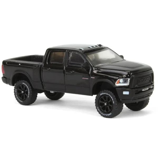 Manufacturer_Greenlight Collectibles Pickup Trucks<1/64 Lifted 2017 Dodge Ram 2500 Power Wagon Pickup Truck, Black, Collaboration Exclusive