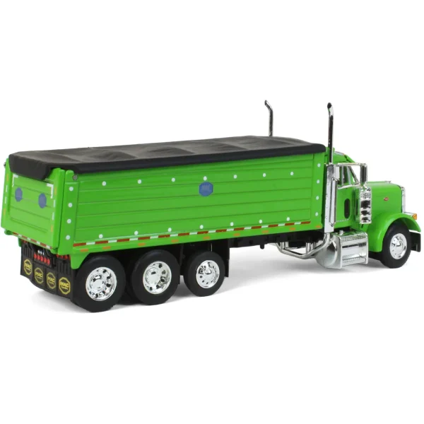 Manufacturer_DCP by First Gear Dump Trucks<1/64 Lime Green Peterbilt 379 w/ Tri-axle MAC Dump Body, DCP by First Gear