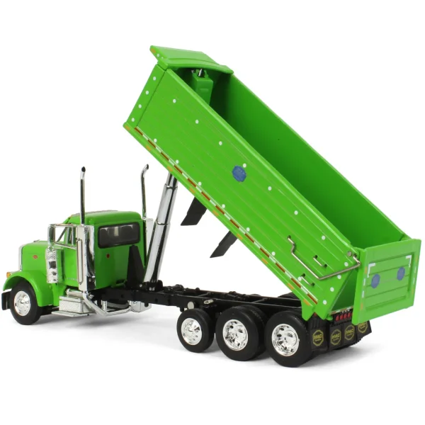 Manufacturer_DCP by First Gear Dump Trucks<1/64 Lime Green Peterbilt 379 w/ Tri-axle MAC Dump Body, DCP by First Gear
