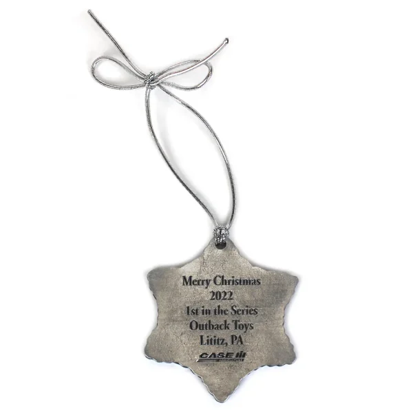 Outback Toys Christmas DéCor<2022 Limited Edition Case IH Logo Snowflake Ornament, 1st in Series