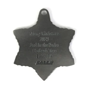 Outback Toys Christmas DéCor<2023 Limited Edition Farmall 100 Years Snowflake Ornament, 2nd in Series