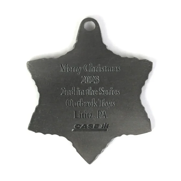 Outback Toys Christmas DéCor<2023 Limited Edition Farmall 100 Years Snowflake Ornament, 2nd in Series
