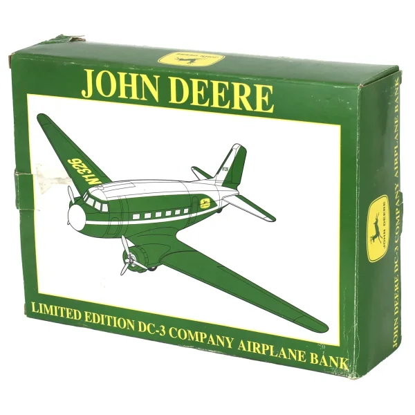 Manufacturer_SpecCast Airplanes & Banks<Limited Edition John Deere DC-3 Airplane Bank 1994 by SpecCast