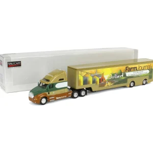Manufacturer_SpecCast Airplanes & Banks | Box Trucks & Trailers<1/64 Limited Edition Kenworth T2000 with Farm Journal Featherlite Trailer Collector's Bank