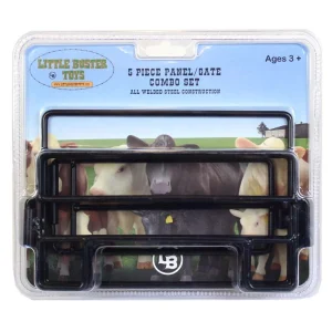 Manufacturer_Little Buster Toys Little Buster Toys<1/16 Little Buster Toys Black Panels with Gate 5 Piece Combo Set