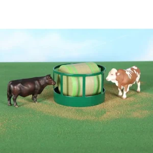 Manufacturer_Little Buster Toys Little Buster Toys<1/16 Little Buster Toys Green Round Bale Hay Feeder