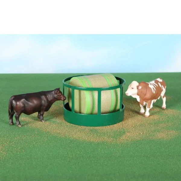 Manufacturer_Little Buster Toys Little Buster Toys<1/16 Little Buster Toys Green Round Bale Hay Feeder