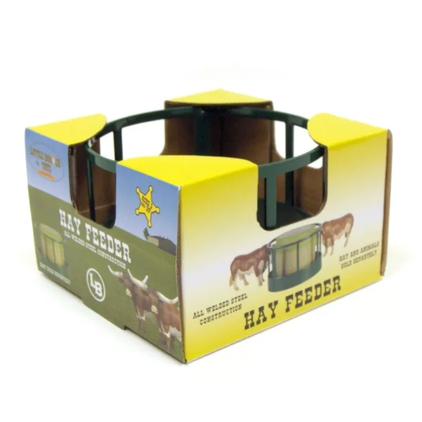 Manufacturer_Little Buster Toys Little Buster Toys<1/16 Little Buster Toys Green Round Bale Hay Feeder