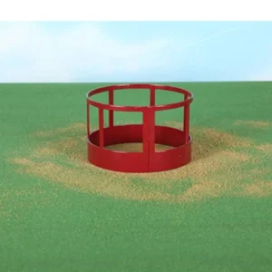 Manufacturer_Little Buster Toys Little Buster Toys<1/16 Little Buster Toys Red Round Bale Hay Feeder
