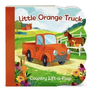 Outback Toys Books, Calendars & Dvds<Little Orange Truck Lift-a-Flap Board Book