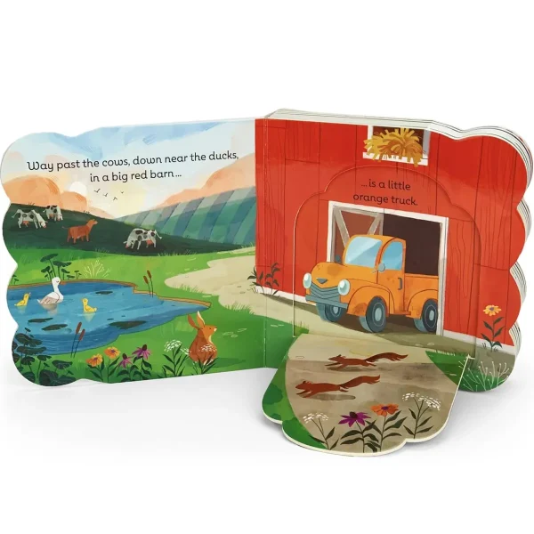 Outback Toys Books, Calendars & Dvds<Little Orange Truck Lift-a-Flap Board Book