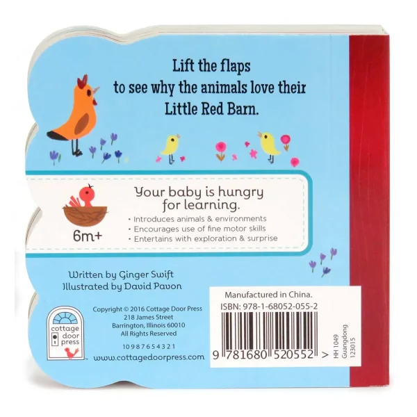 Outback Toys Books, Calendars & Dvds<Little Red Barn Lift-a-Flap Board Book