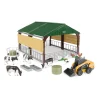 Manufacturer_ERTL Loaders<1/32 Livestock Building Playset w/ CASE Skid Steer, Livestock & Shed by ERTL