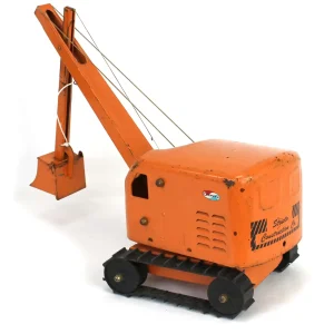Manufacturer_ERTL Excavators<Lot of (1) 1950s Orange Strutco Steam Shovel