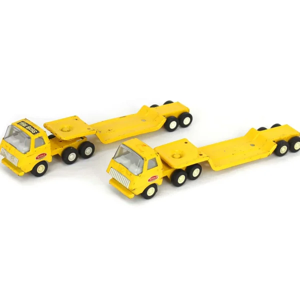 Manufacturer_Tonka Lowboys & Flatbeds<Lot of (2) Tonka Trucks and Lowboy Trailers