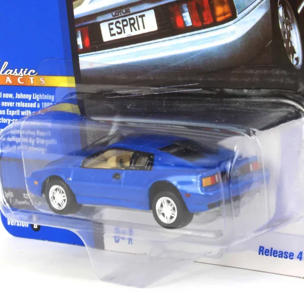 Manufacturer_Auto World Cars & Suvs<1/64 1989 Lotus Espirit (Blue), Classic Gold 2021 Release 4B