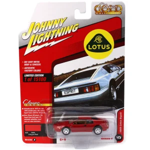 Manufacturer_Auto World Cars & Suvs<1/64 1989 Lotus Espirit (Red), Classic Gold 2021 Release 4A