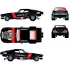 Manufacturer_M2 Machines Cars & Suvs<1/64 M2 Machines 1969 Ford Mustang Funny Car, Pearl Black & Red, Hobby Exclusive Release