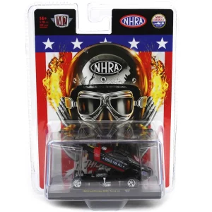 Manufacturer_M2 Machines Cars & Suvs<1/64 M2 Machines 1969 Ford Mustang Funny Car, Pearl Black & Red, Hobby Exclusive Release