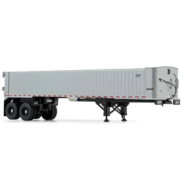 Manufacturer_First Gear, Inc. Dump Trucks<1/50 Mack Granite MP Day Cab, Black, Silver, East Genesis End Dump Trailer by First Gear
