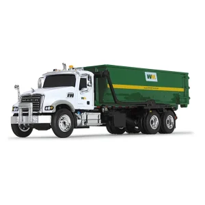 Manufacturer_First Gear, Inc. Tow & Straight Trucks<1/87 Mack Granite MP with Tub-Style Roll-Off Container, Waste Management