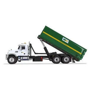 Manufacturer_First Gear, Inc. Tow & Straight Trucks<1/87 Mack Granite MP with Tub-Style Roll-Off Container, Waste Management