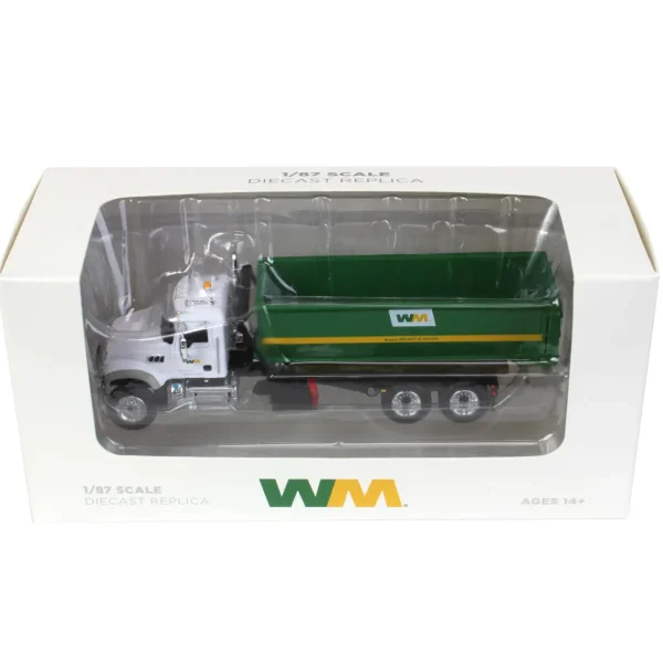 Manufacturer_First Gear, Inc. Tow & Straight Trucks<1/87 Mack Granite MP with Tub-Style Roll-Off Container, Waste Management