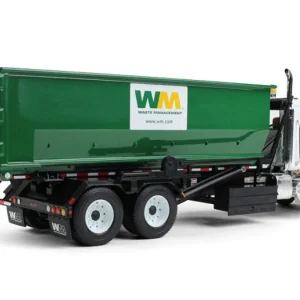 Manufacturer_First Gear, Inc. Dump Trucks<1/34 Mack Granite Waste Management Truck with Green Roll off Container