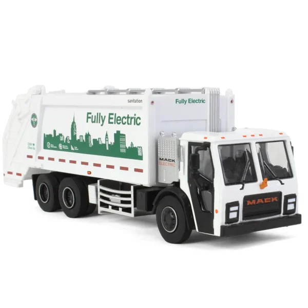 Manufacturer_Greenlight Collectibles Tow & Straight Trucks<1/64 2021 Mack LR Electric Rear Loader Refuse Truck, DSNY, SD Trucks Series 17